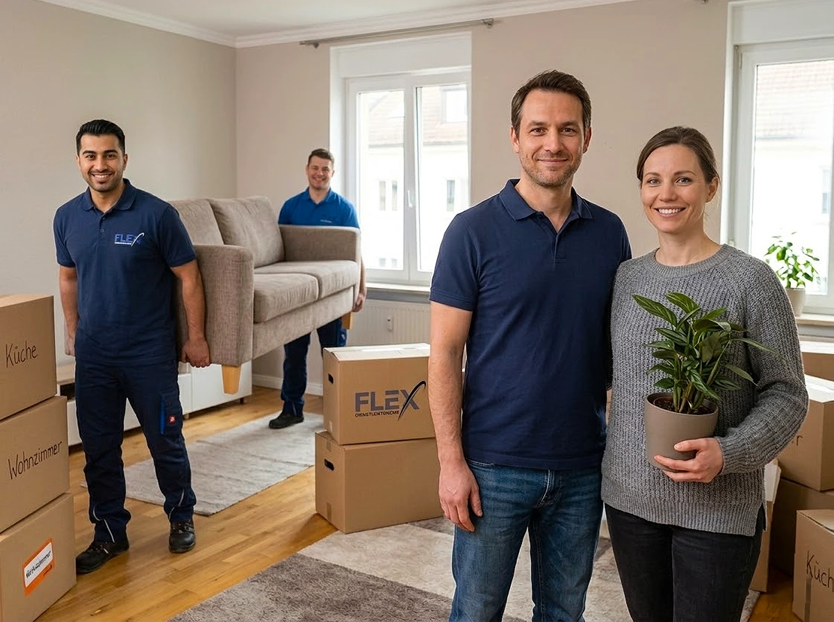 Umzug und Transport: FLEX bei Privat- und Gewerbeumzügen in Bruchsal, Karlsruhe und Umgebung